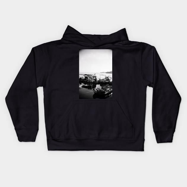 Marble sea Kids Hoodie by Misha.is.goodfilm 